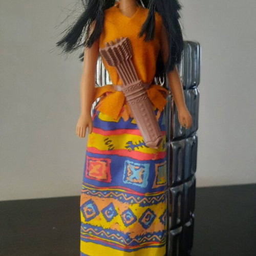 Barbie doll Indian style with soft body like new