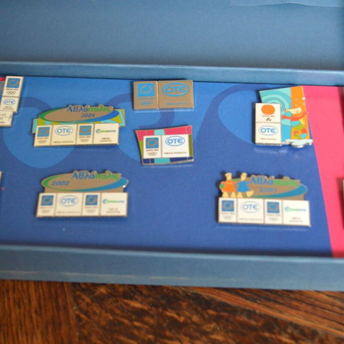 Athens 2004 Olympic Games pin badge collection used