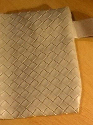 Women's Beige Makeup Bag