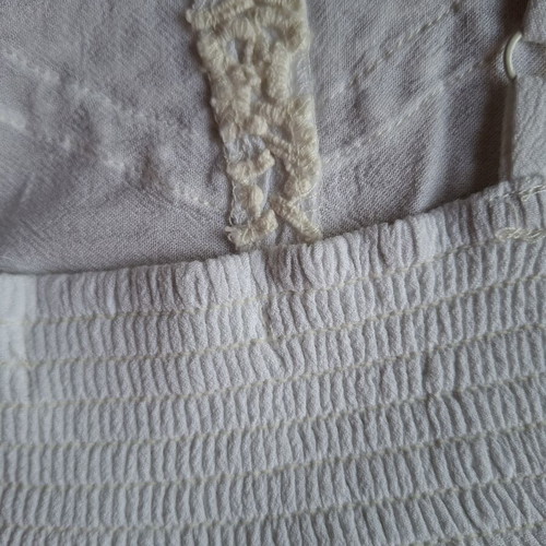 Julia Bergovich white dress like new, viscose, adjustable straps