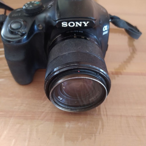 Sony A3000 camera used with E 18-55 3.5-5.6 OSS lens and accessories