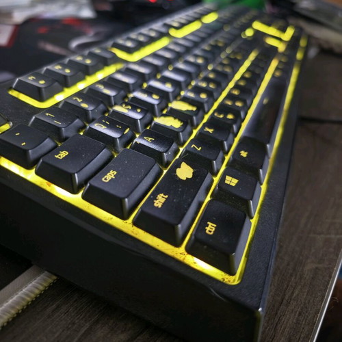 Razer Ornata Chroma used with wear on WASD and Shift keys