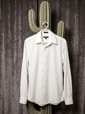 DKNY white shirt size M 100% linen like new