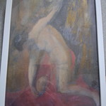 Painting "Gymno" framed 30x40cm, signed