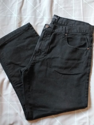 Jeans size 48 used, gray and black