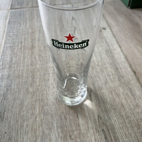 Heineken beer glasses like new, set of 12
