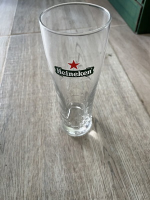 Heineken beer glasses like new, set of 12
