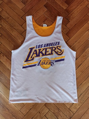 Los Angeles Lakers αναστρέψιμο μπασκετικό γιλέκο Mitchell & Ness μεταχειρισμένο