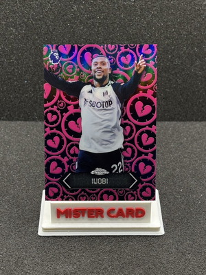2025-26 Topps Chrome EPL Stoppage Time Heartbreaker Alex Iwobi card like new