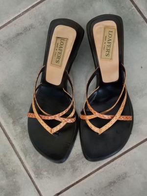 Γυναικεία ιταλικά σανδάλια Loafer’s σαν καινούργια, κίτρινα
