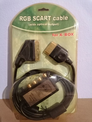 Xbox RGB advanced cable with optical output, new sealed