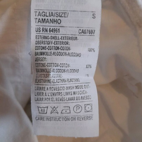 Benetton maternity trousers white like new, size S, cotton