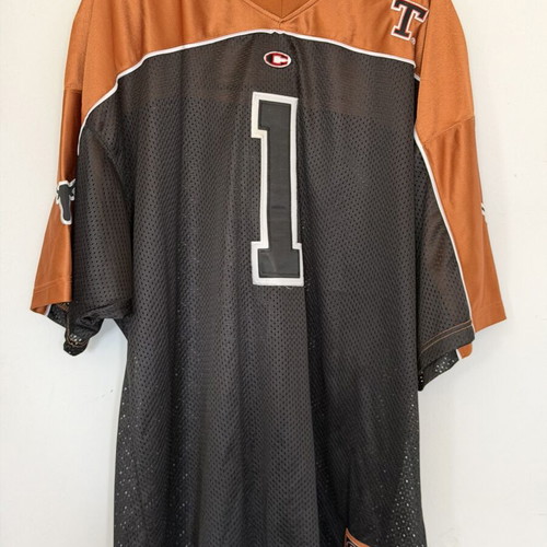 Vintage Texas Longhorns #1 Colosseum Athletics Jersey XXL like new