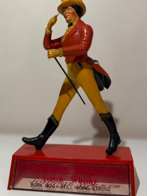 Johnnie Walker Striding Man vintage figure used