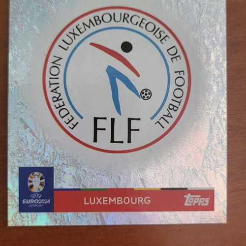 Topps Euro2024 sticker Luxemburg Holo lot like new