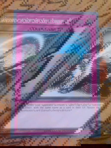 1) Snowdown Of The Secret Sense Scroll Techniques (Yugioh)