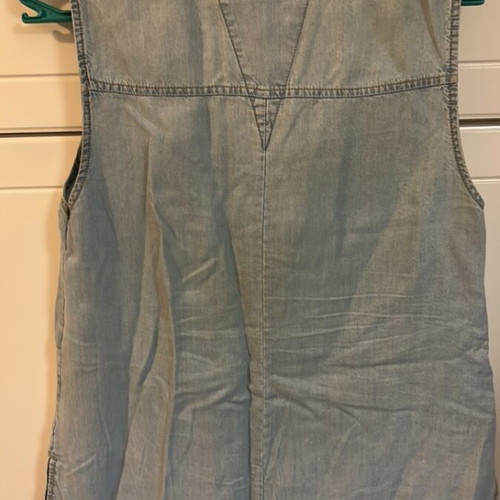 Women's sleeveless denim shirt Pull & Bear used, size S