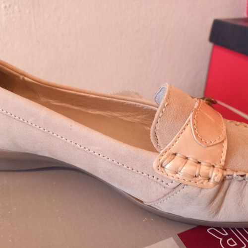 Boxer ballerinas new, size 37, beige leather