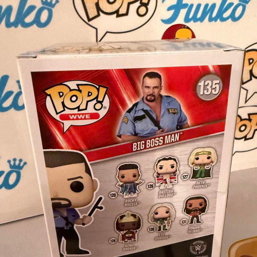 Big Boss Man WWE Funko Pop 135 vinyl figure