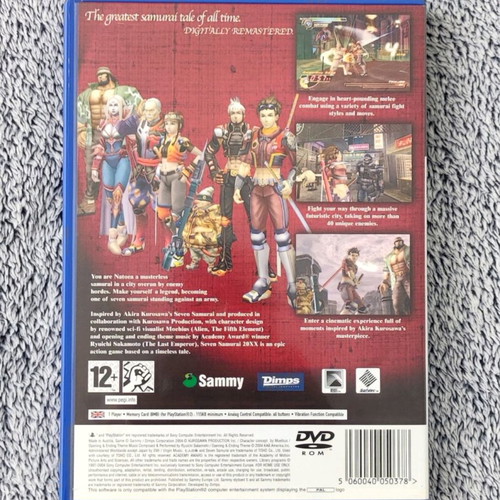 Seven Samurai 20XX PlayStation 2 used