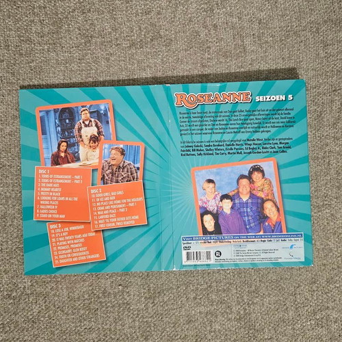 Roseanne Season 5 Netherlands edition DVD used without Greek subtitles