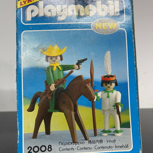 Playmobil Lyra 2008 Cowboy & Indian new and factory sealed in box