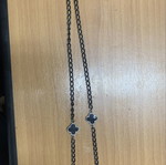 Black acrylic glasses chain