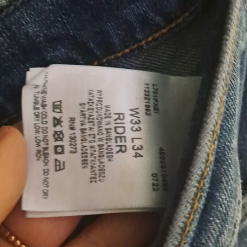 Lee jeans woman like new, size L/40/12, blue