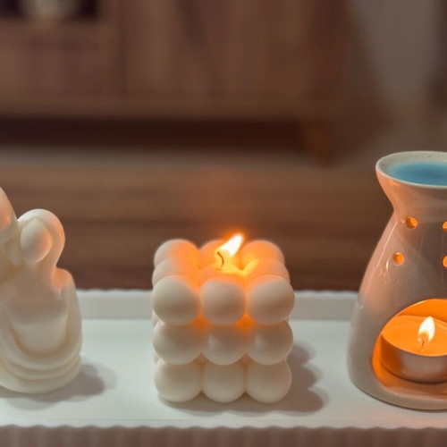 Soy Wax Candle Handmade Couple Design made to order