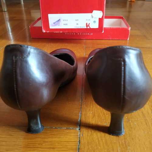 Classico brown pumps used, genuine leather, size 38