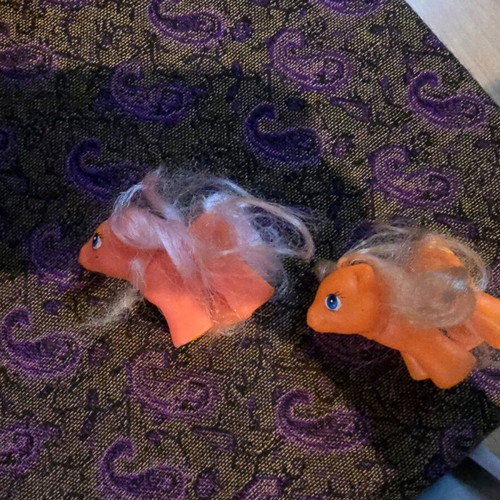 My Little Pony Baby Generation 1 like new, 2 together, orange and pink
