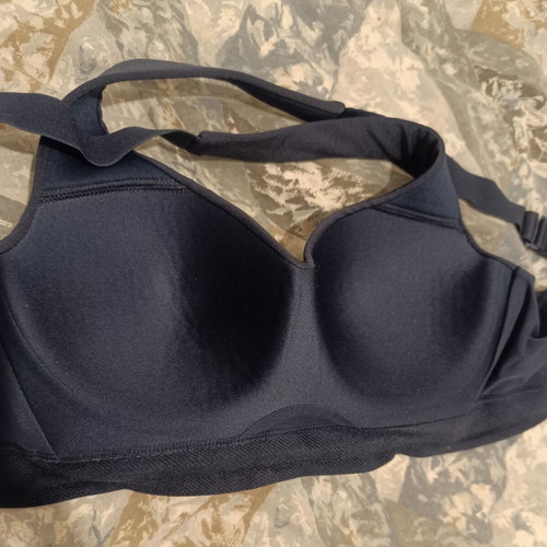 Blue bra like new with partial padding and adjustable straps