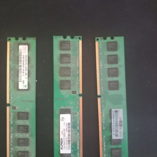 Ram DDR2 1 GB and 256 MB in good condition