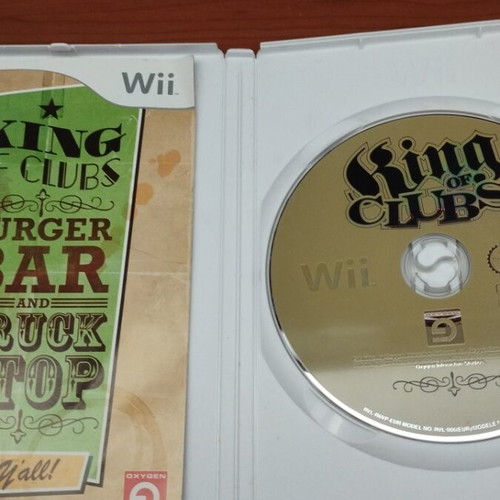 King Of Clubs Nintendo Wii game used, sports