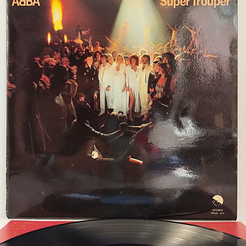 ABBA Super Trouper vinyl LP 1980 Greek edition like new, pop