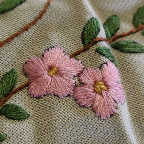 Handmade tablecloth 170 cm diameter like new