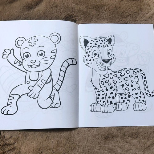 Coloring Book καινούργιο με ζωάκια, 32 σελίδες