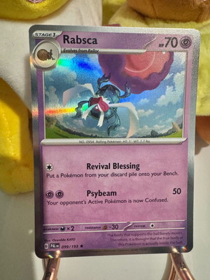 Κάρτα Rabsca Pokemon holo rare σαν καινούργιο