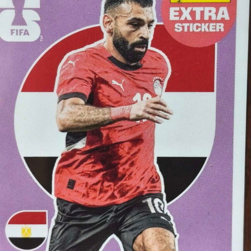 Mohamed Salah Panini FIFA World Cup 2026 Extra Sticker Purple