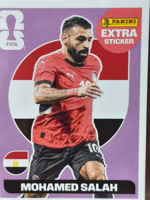 Mohamed Salah Panini FIFA World Cup 2026 Extra Sticker Purple