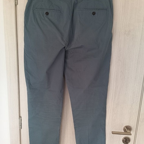 Marks and Spencer men's office pants used, turquoise, size 34