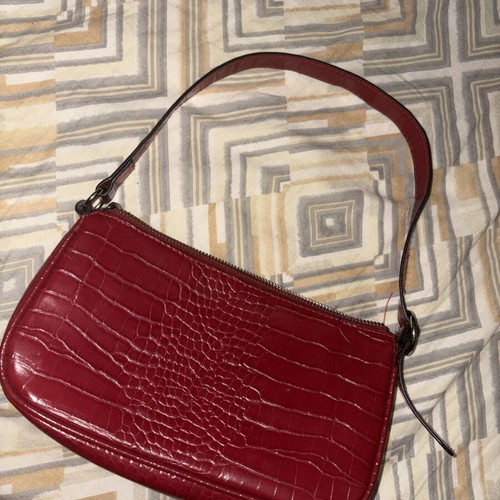 Stradivarius mini red shoulder bag