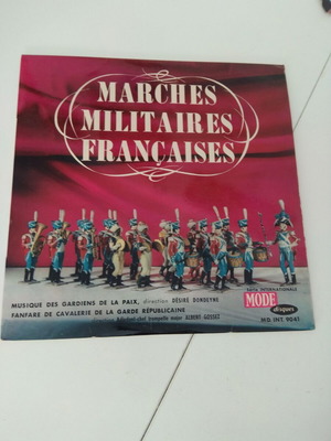 Marches Militaires Francaises vinyl record used, military marches