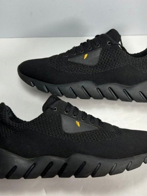Fendi Monster men's sneakers used, size 40-41, black and yellow