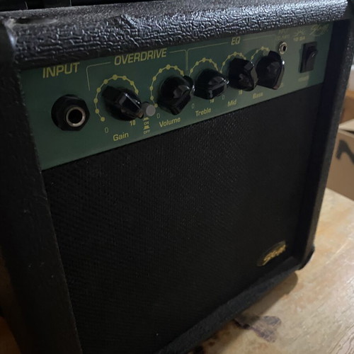 Stagg guitar amplifier like new, 16 watt with cable
