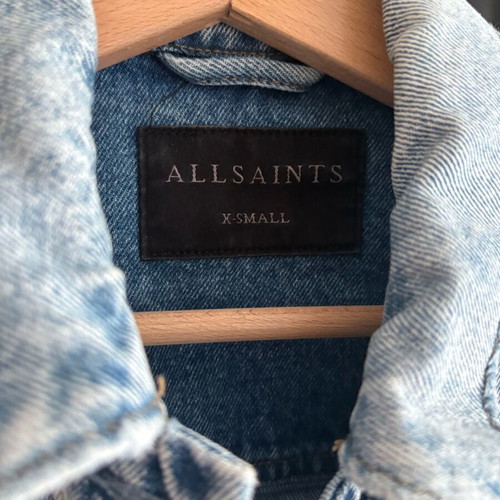 Allsaints denim jacket like new, blue, size XS