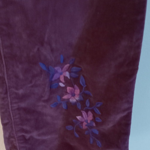 Esti velvet pants used, size 46, elastic