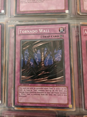 Yu-Gi-Oh card Tornado Wall like new
