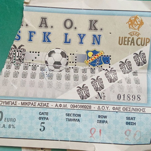 PAOK ticket used