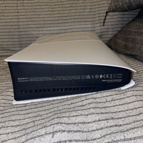 PlayStation 5 Digital Slim Edition like new with 2 white controllers and Fortnite controller